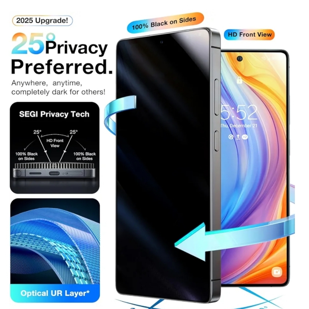 Samsung S25 Ultra H9 Glass Screen Protector Mil Grade Seamless Install